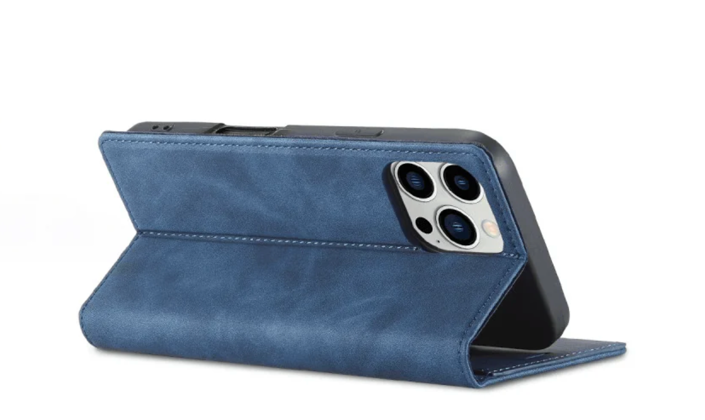 iPhone 16 / 16 Plus / 16 Pro & 16 Pro Max  LC.IMEEKE Leder Tasche Flip Wallet Etui mit Kartenfächern