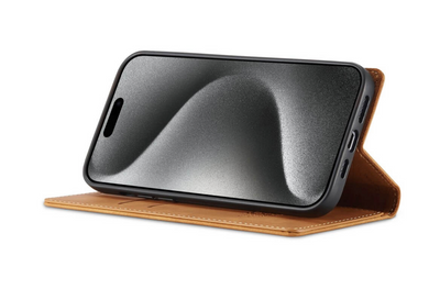 iPhone 17 / Air  / 17 Pro & 17 Pro Max LC.IMEEKE Leder Tasche Flip Wallet Etui mit Kartenfächern
