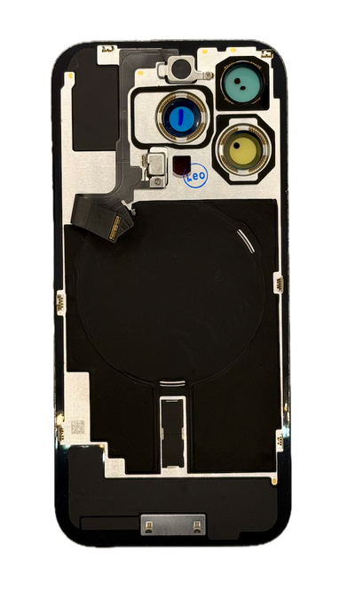 iPhone 16 Pro Rückseite glas / Back Glass / Batterieabdeckung + NFC Antenne Vormontiert