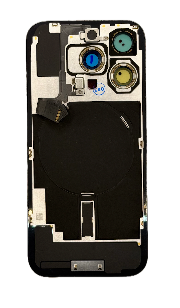 iPhone 16 Pro Rückseite glas / Back Glass / Batterieabdeckung + NFC Antenne Vormontiert