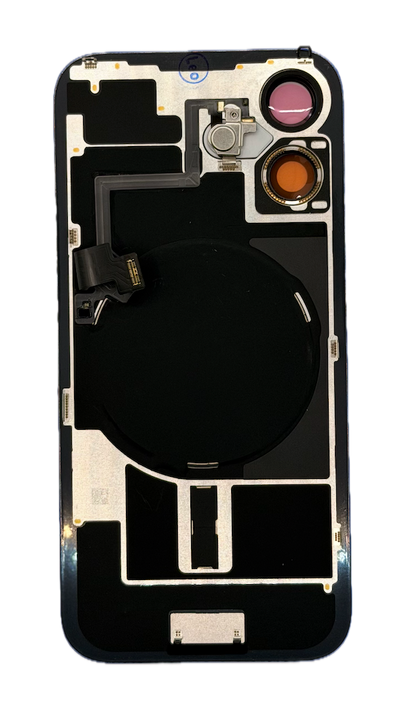 iPhone 16 Rückseite glas / Back Glass / Batterieabdeckung +NFC Antenne Vormontiert