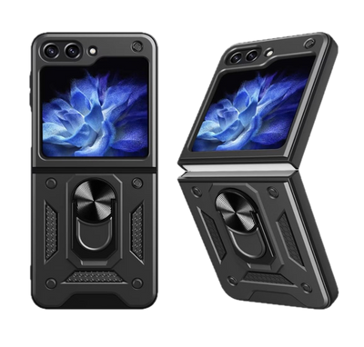 Samsung Z Flip 6 5G Handyhülle Schutzhülle ,Ring Ständer Abdeckung