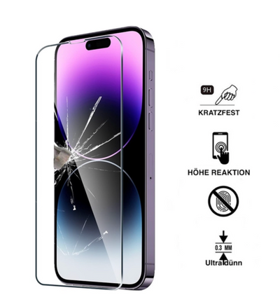 Protection d'écran Panzerglas 9H HD pour iPhone 14 Series