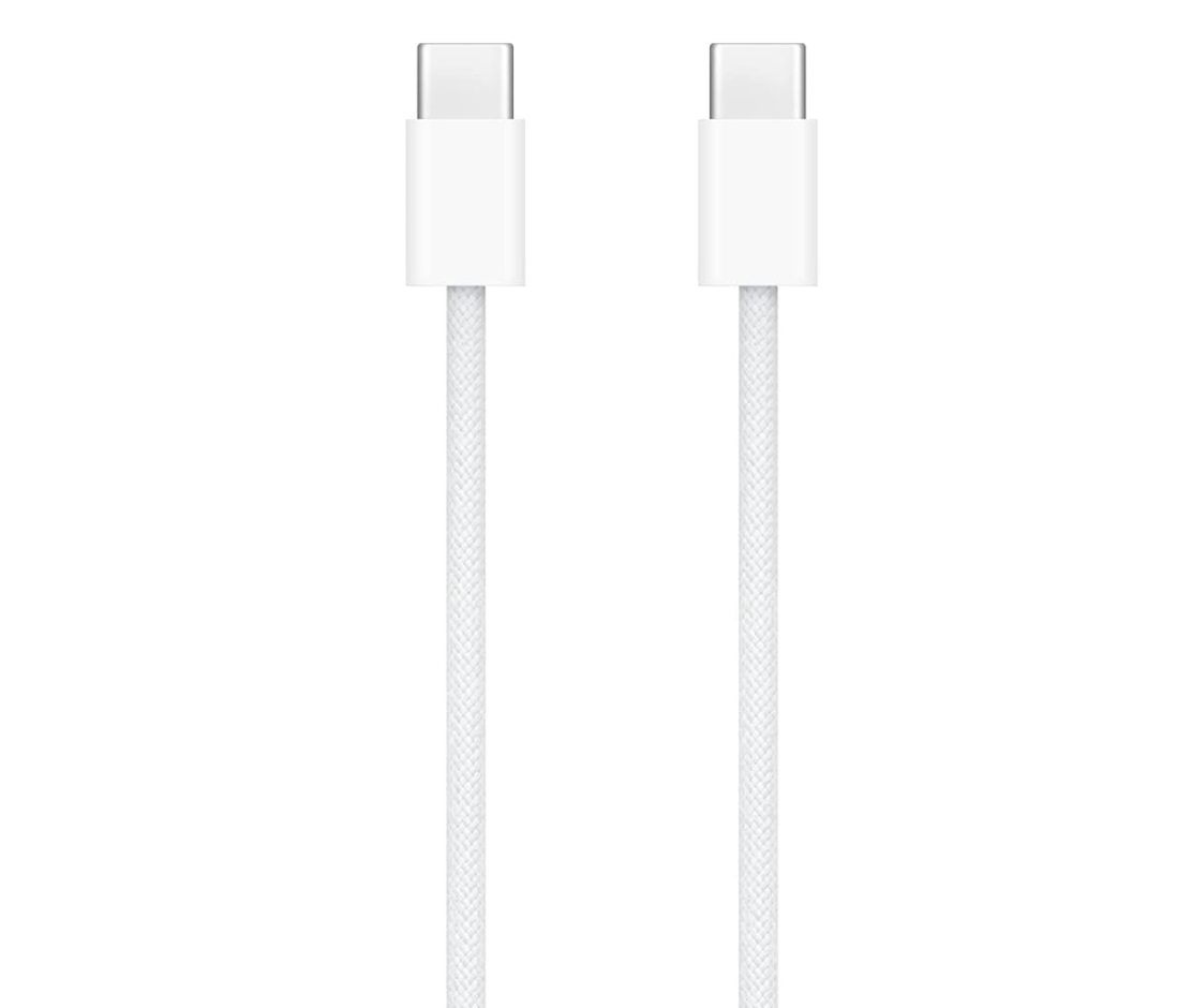 USB C auf USB C ( 1M )Ladekabel Datenkabel - Weiss