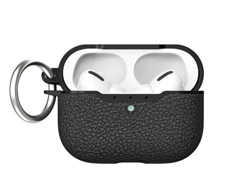 AirPods Pro 2 Gen  Schutzhülle aus Leder - Komplette Abdeckung mit hochwertigem Vollleder