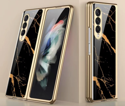 Samsung GALAXY Z Fold 3 Luxus stile Hüllen - Marmor design