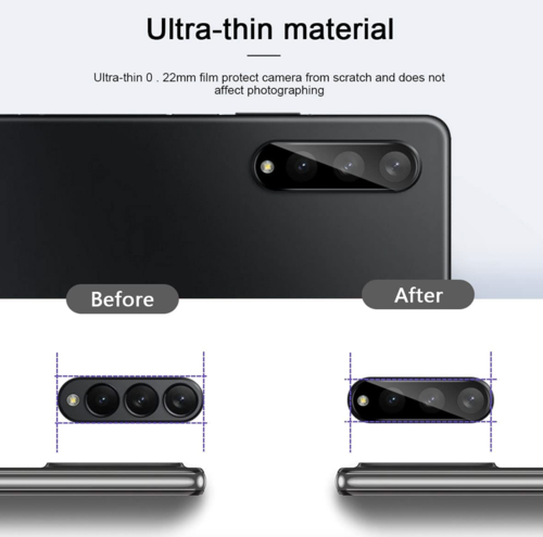 Samsung Galaxy Z Fold 3 Kamera Panzerglas / Tempread Glass