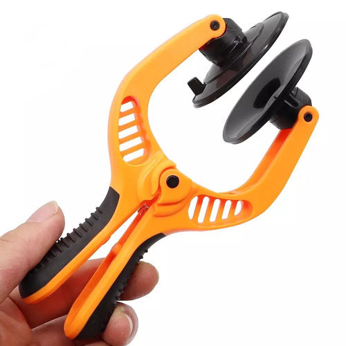 M-OP10 Anti-Rutsch-Federzange mit 2 Saugnäpfen Telefon-LCD-Bildschirm-Öffnungszange für iPhone Smart