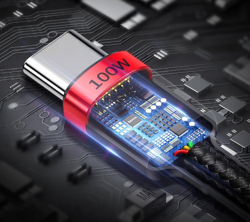 Baseus 100W USB C Zu USB Typ C Kabel USBC PD Schnelle Ladegerät