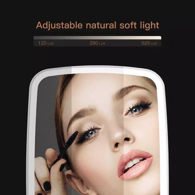 Make-up-Spiegel, Helligkeit, verstellbar, patentiert, Surrounding-LED-Lampe, kabellos