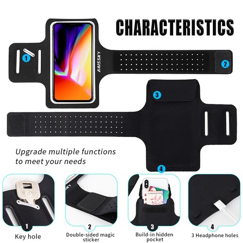 Sport Armband Handy Laufen ,handy Halterung  Schwarz