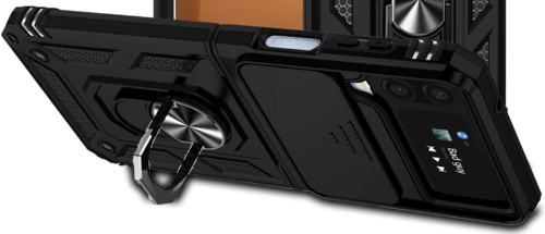 Samsung Z Flip 4 5G Handyhülle Schutzhülle ,Ring Ständer Abdeckung