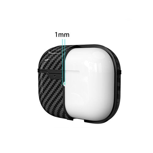 Luxus Carbon Fiber Ultradünne Hülle für Apple AirPods Pro ,Aufbewahrung Kratzfest
