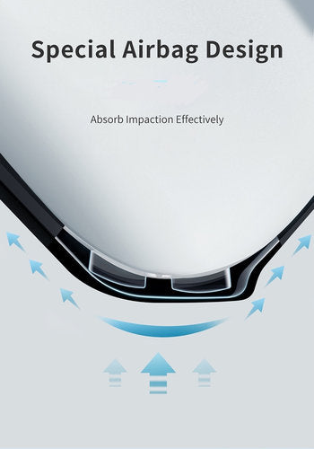 XUNDD Schutzhülle für AirPods 3rd Gen / AirPods Pro 2021 mit Karabiner, matt, Transparent