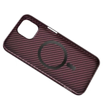 iPhone 14 / 14 Plus / 14 Pro &amp; 14 Pro Max - hoco Kohlefaser - Carbon Hülle