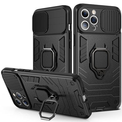 iPhone 13 Mini / 13 Pro / 13 Pro max, coque de téléphone portable avec support d'anneau à 360 degrés en TPU souple