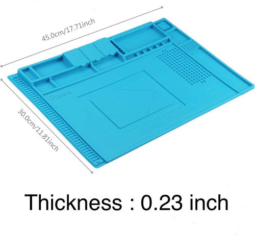 ESD Silikon matte 500℃ Hitzebeständige Magnetische Arbeitsmatte Arbeitsunterlage Reparatur