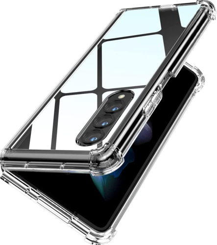 Samsung GALAXY Z Fold 3 Handy hülle Mit Stossfesten Dünne weiche TPU Transparente