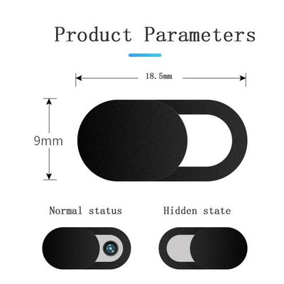 Webcam ( 5er ) Set Privatsphären Front Kamera Abdeckung Webcam Cover Schutz Sticker mit Schieberegle