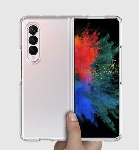 Samsung Galaxy Z Fold 4 Case Clear, [Anti-Gelb] Ultradünne Slim Fit Transparent Hard PC Schutzhülle