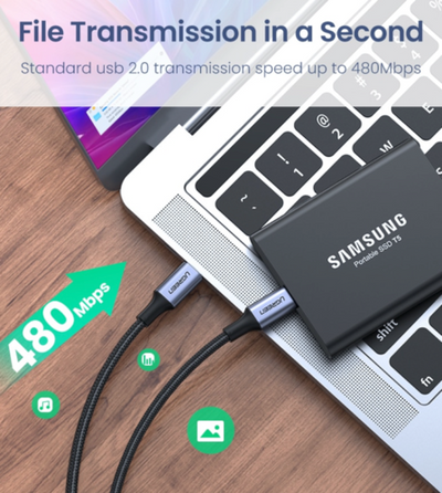 UGREEN USB-C auf USB-C Kabel 100W Power Delivery Ladekabel USB C USB C - 2M