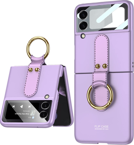 Samsung Galaxy Z Flip 3 5G Magnetische Scharnier Volle Schutz Abdeckung Kamera Glas