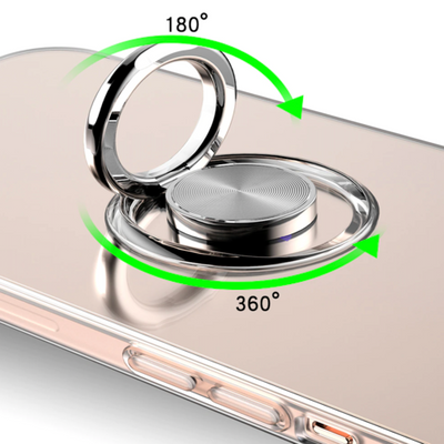 iPhone 14 / 14 Plus /14 Pro & 14 Pro max Magnetischer Kickstand Haltering Schutzhülle Transparent