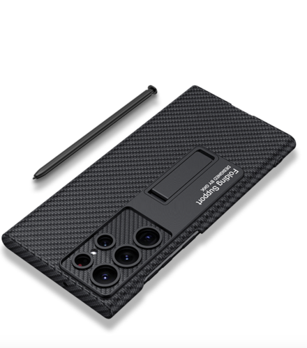 Samsung Galaxy S23 / S23 + / S23 Ultra 5G Schlanke und leichte Aramid Carbon Optik hülle