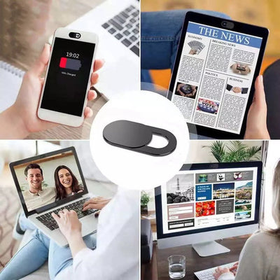 Webcam ( 5er ) Set Privatsphären Front Kamera Abdeckung Webcam Cover Schutz Sticker mit Schieberegle