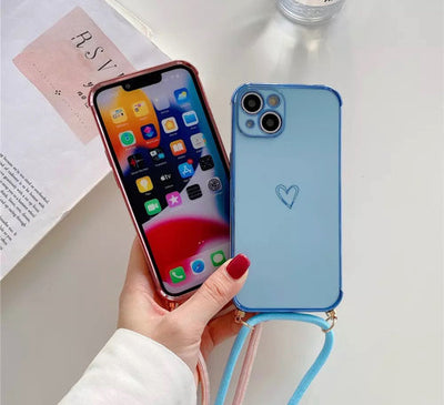 iPhone 13 Series  Handy kette Necklace Hülle mit Handy hülle für zum Umhängen 150cm