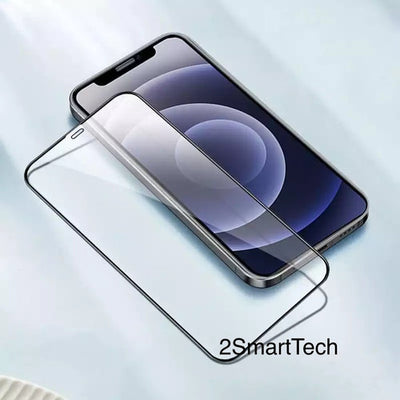 iPhone 12 mini / 12 / 12 Pro & 12 Pro Max 9H Panzerglas / Tempered glass (  mit Schwarz Linie )
