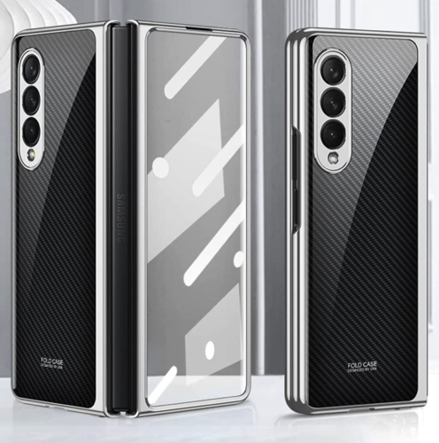 Samsung Galaxy Z Fold 4  5G (Carbonfaser-Optik) Schutzhülle