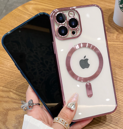 iPhone 14 / 14 Plus / 14 Pro &amp; 14 Pro Max Magsafe Coque, Protection avec objectif appareil photo