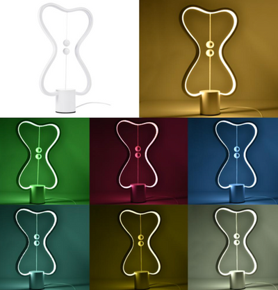 Heng Balance Lampe - 7 Farben Magnetic Balance LED Nachtlicht