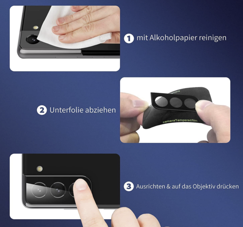 Samsung Galaxy S22 Modell Panzerglas Kamera Linse , Schutzglas