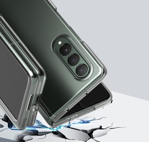 Samsung Galaxy Z Fold 4 Case Clear, [Anti-Gelb] Ultradünne Slim Fit Transparent Hard PC Schutzhülle